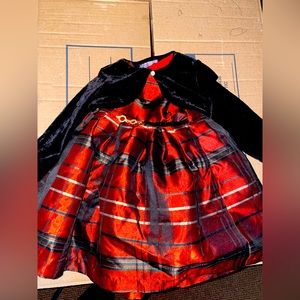 Plaid formal dress for toddlers